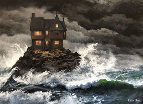 House Built on a Rock – Debbie Clark Art