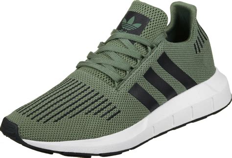 adidas Swift Run shoes green black white