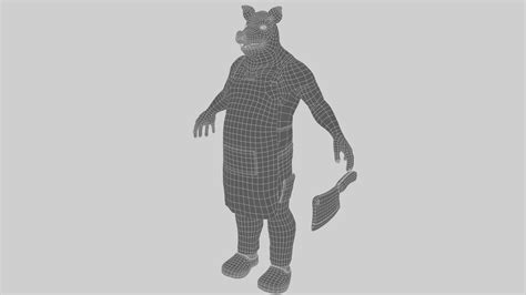 Pig Humanoid 3D model - TurboSquid 1743180