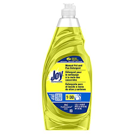 Joy Dishwashing Washing Soap Lemon Scent 38 Oz Bottle - Office Depot