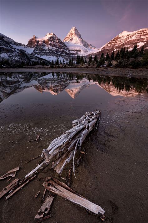 Sunrise at Mount Assiniboine Provincial Park, Canada | Sunshine village ...