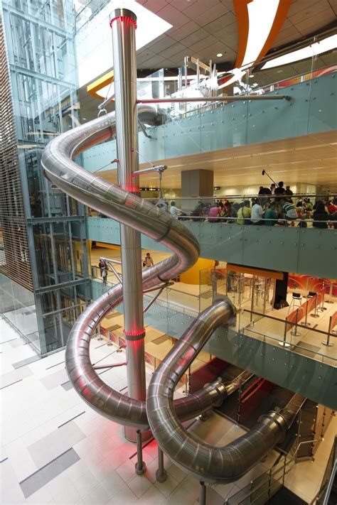 This 12m tall slide at Singapore's Changi Airport : r/nextfuckinglevel