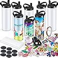 HEPFLANZE 8 Pack 20 OZ Sublimation Tumblers Skinny Straight ...