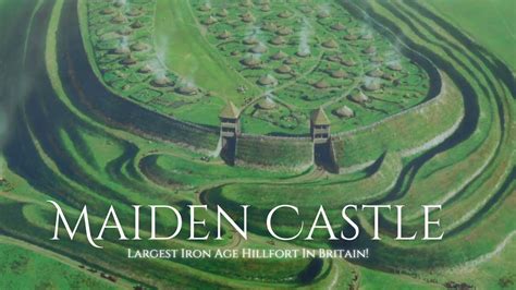 Visiting Maiden Castle - The Largest Iron Age Hill Fort In Britain - YouTube