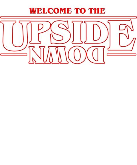 Upside Down Stranger Things Font