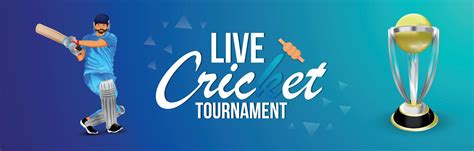 Cricket tournament match banner with stadium background 2154776 Vector Art at Vecteezy