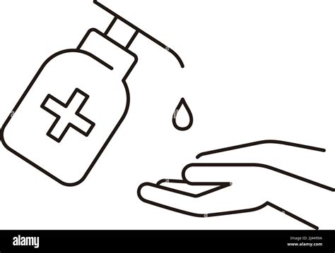 Washing hands vector vectors Cut Out Stock Images & Pictures - Alamy