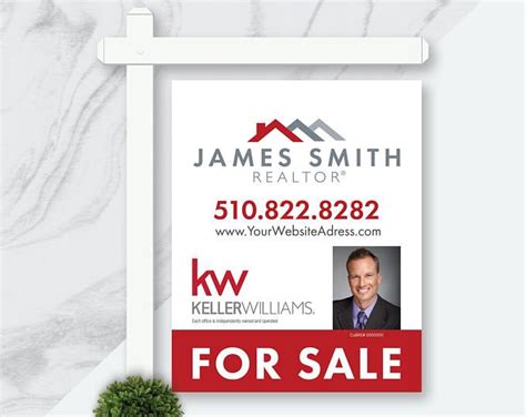 Keller Williams For Sale Sign Template