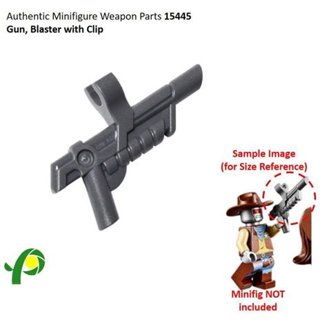 LEGO Minifigure Weapon Parts 15445 Gun Blaster with Clip Sold per piece ...