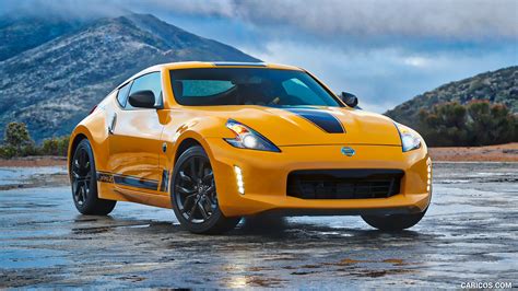 Nissan 370Z Heritage Edition | 2018MY (Color: Chicane Yellow) | Front Three-Quarter