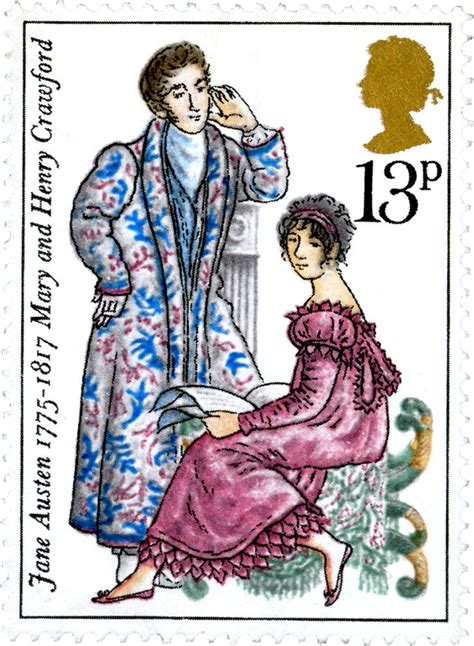 Jane Austen Stamp from 1975 | Jane austen, Postage stamps, Jane austen ...