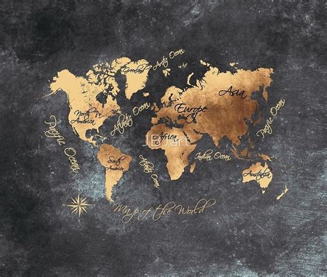 world map 147 gold black #worldmap #map | World map art, World map ...