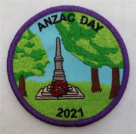 Badge made to commemorate the Anzac Day Parades in New Zealand Badge ...