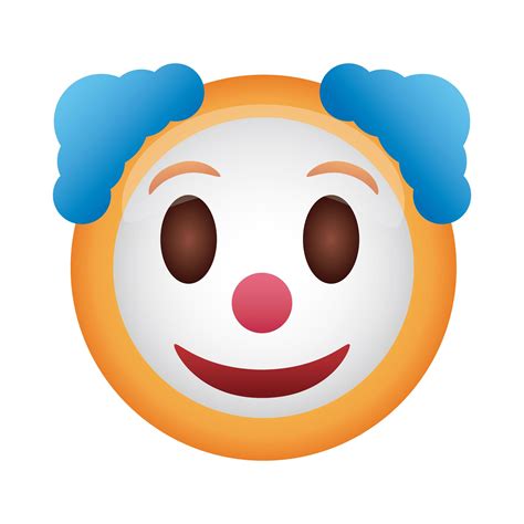 clown emoji face flat style icon 2475778 Vector Art at Vecteezy