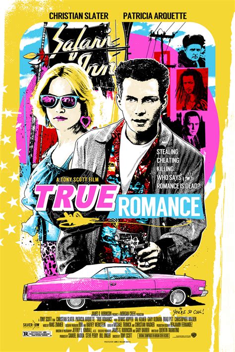 INSIDE THE ROCK POSTER FRAME BLOG: James Rheem Davis True Romance Movie Poster Release