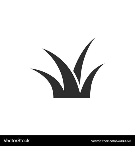 Grass icon images Royalty Free Vector Image - VectorStock