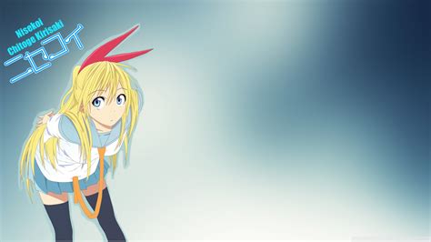 Download Blue Eyes Skirt School Uniform Long Hair Blonde Chitoge ...