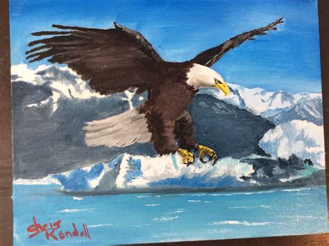 Pin by Chris Randall on My Paintings | Bald eagle, Animals, Painting