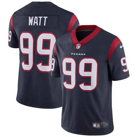 Nike J.J. Watt Houston Texans Navy Vapor Untouchable Limited Player Jersey