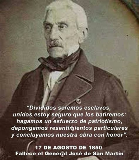 "El Reginense" GUILLERMO PIRRI ARGENTINO: LA FRASE DEL DÍA: Gral. José de San Martín.