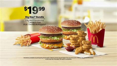 McDonald's Big Mac Bundle TV Spot, 'Mouthwatering: $19.99' - iSpot.tv