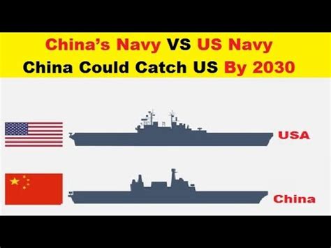 Chinese Navy VS US Navy, China Could catch Up US Navy By 2030 - YouTube