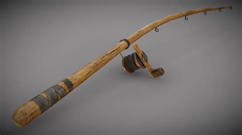 Fishing Rod - 3D model by Shedmon [1ffdece] - Sketchfab