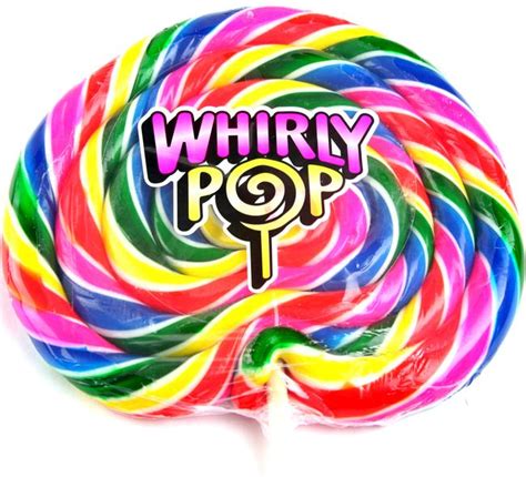 Jumbo 24-oz. Rainbow Swirl Whirly Pop - Giant Lollipop • Oh! Nuts®