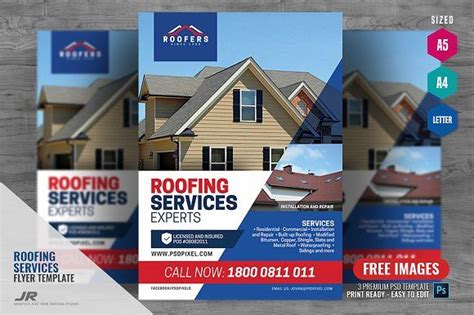 Roofing Experts Promotional Flyer