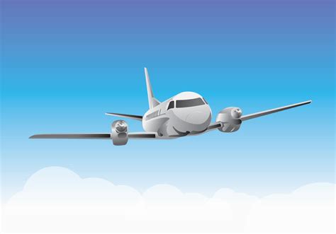 Airplane in the sky - Download Free Vector Art, Stock Graphics & Images