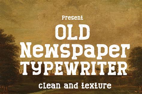 Old Newspaper Font Download Free - Decorative Fonts