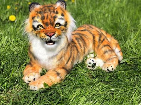 Realistic tiger toy,tiger stuffed animal, tiger toy, OOAK teddy tiger ...