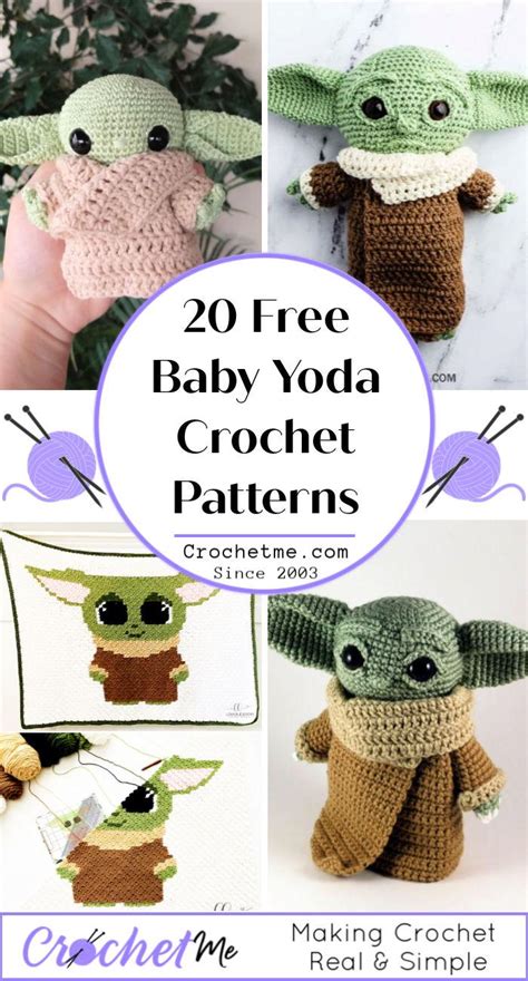 20 Unique Baby Yoda Crochet Pattern Free Crochet Me | atelier-yuwa.ciao.jp