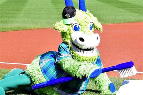 Hartford Yard Goats Mascots – Chompers & Chew Chew - Olympus Mascots