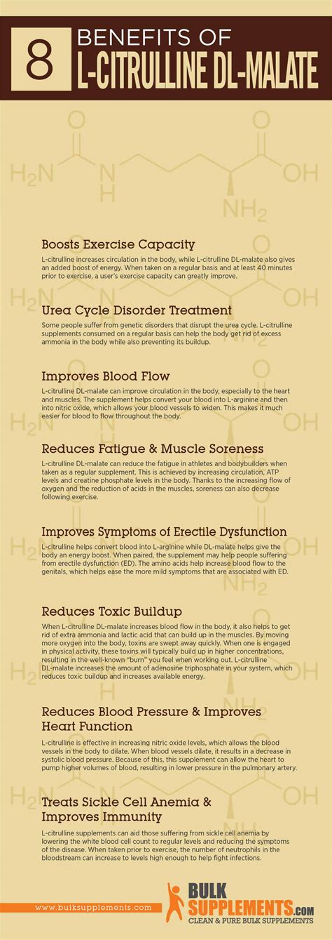 3 Ways to Use L-Citrulline DL Malate May Benefit Exercise