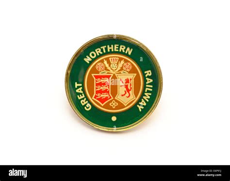 Great northern railway badge England UK Stock Photo - Alamy