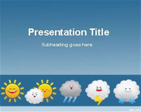 Free Weather Forecast PowerPoint Template