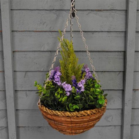 Artificial hanging baskets - The Artificial Flowers Company