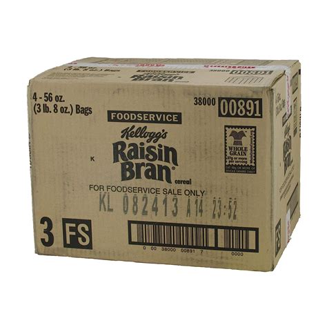 Amazon.com: Kellogg's Raisin Bran, Breakfast Cereal, Original ...