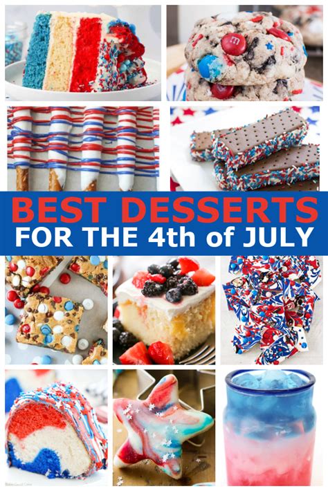 4th of july desserts collage - Dash of Sanity