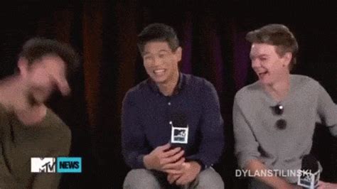 The Maze Runner Cast Funny Moments: PART 5 animated gif