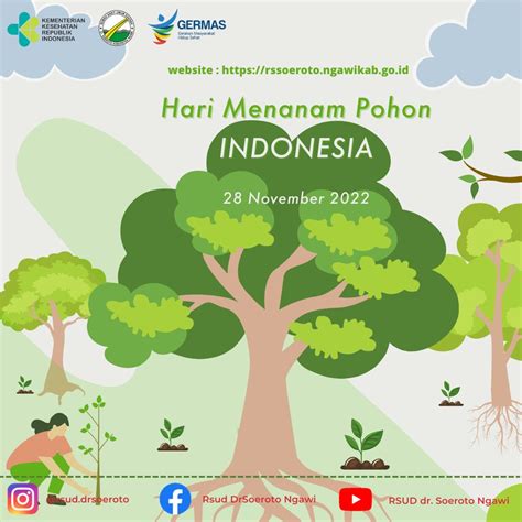 Hari Menanam Pohon Indonesia Tahun 2022 - RSUD Dr. Soeroto Kabupaten Ngawi