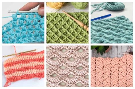 18 Easy Crochet Stitches You Can Use for Any Project - Ideal Me