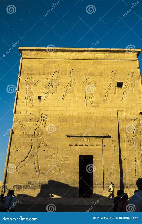 The Temple To Isis, Horus and Osiris on Philae Island on the River Nile ...