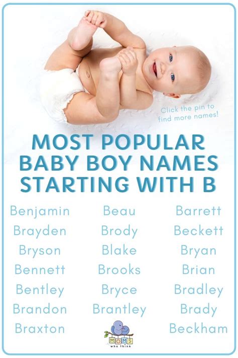 Unique Baby Boy Names That Start With B [Updated 2021] | Unique baby boy names, Baby boy names ...