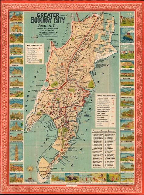 Bombay City.: Geographicus Rare Antique Maps