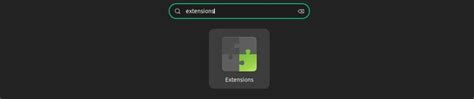 Missing Extensions Option in GNOME Tweaks Tool - TREND OCEANS