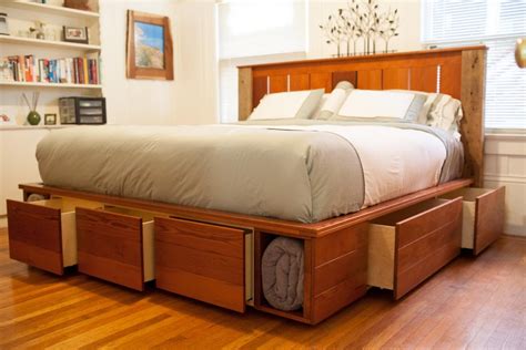 Oak Storage Bed | Foter