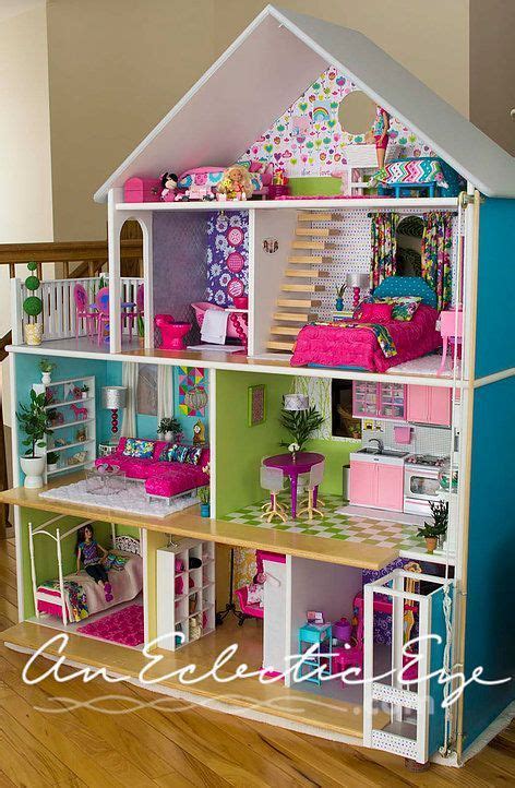 DIY Barbie Dollhouse | Barbie house furniture, Diy barbie house, Diy barbie furniture