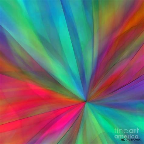 Rainbow Wheel Digital Art by ME Kozdron - Fine Art America